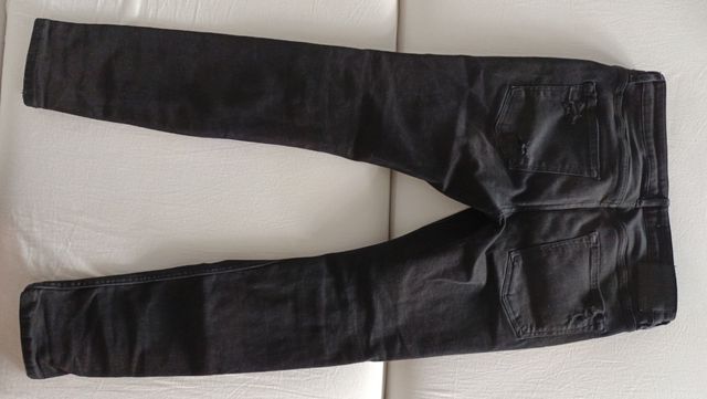 Vaqueros rotos negros - Talla S