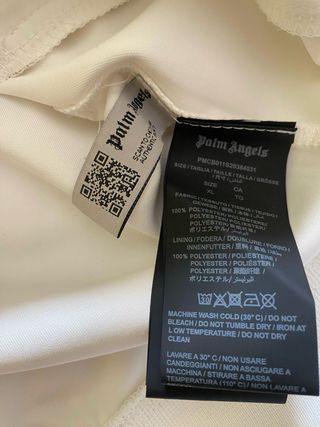Chaqueta Palm Angels blanca M
