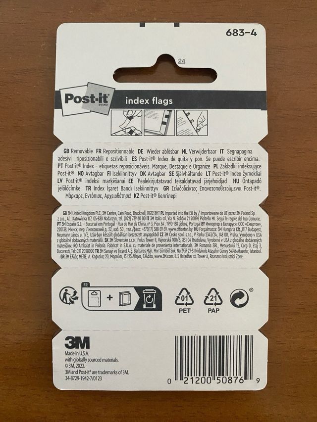 Post-it Index Flags - 4x35
