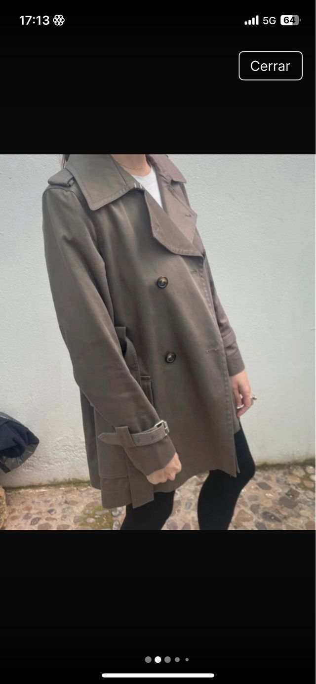 Gabardina beige Purificación García