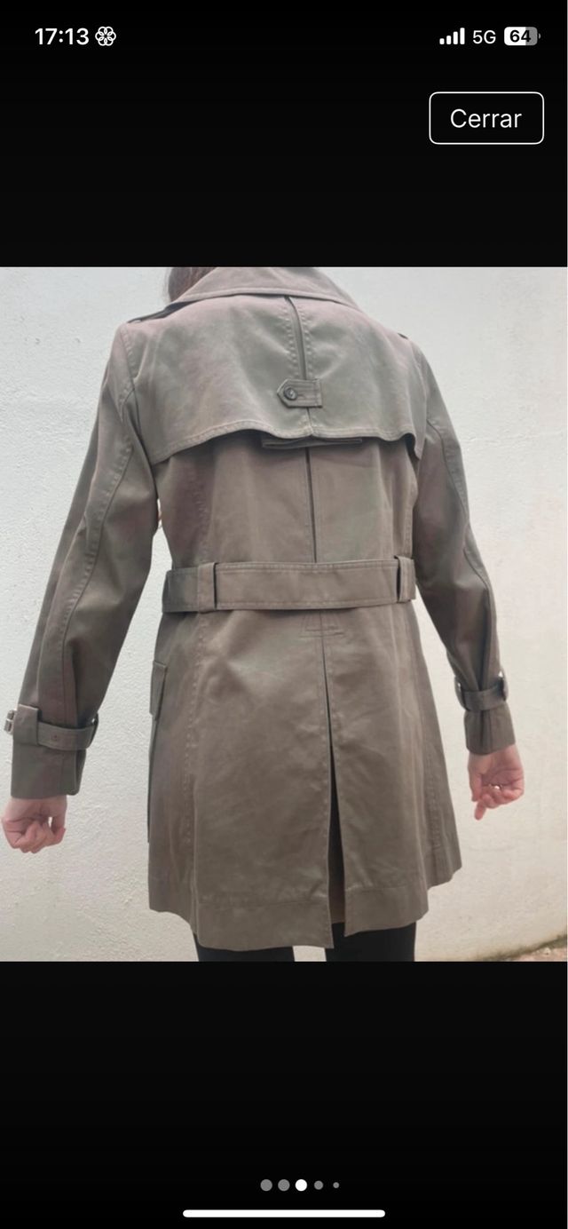 Gabardina beige Purificación García