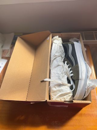 Zapatillas Vans Old Skool - Verde Oliva/Negro