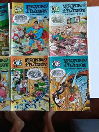 Comics Mortadelo y Filemón.