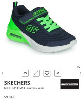 Zapatillas Skechers Microspec Max niño talla 24