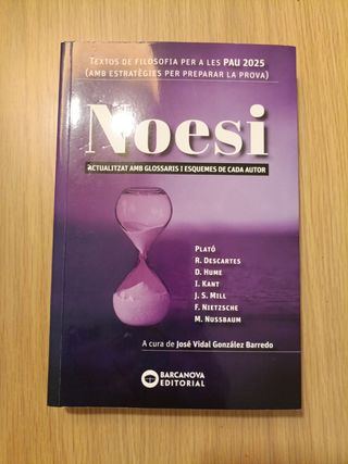 Noesi. Textos de filosofia per a les PAU 2025