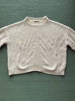 Jersey beige de punto