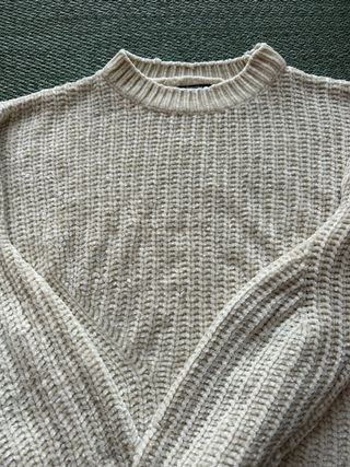 Jersey beige de punto