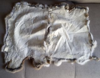 Poncho medievale in pelle