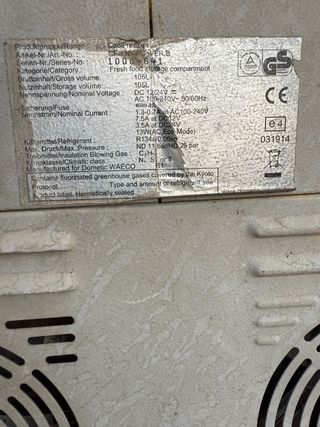 Nevera Waeco 105L -reparto