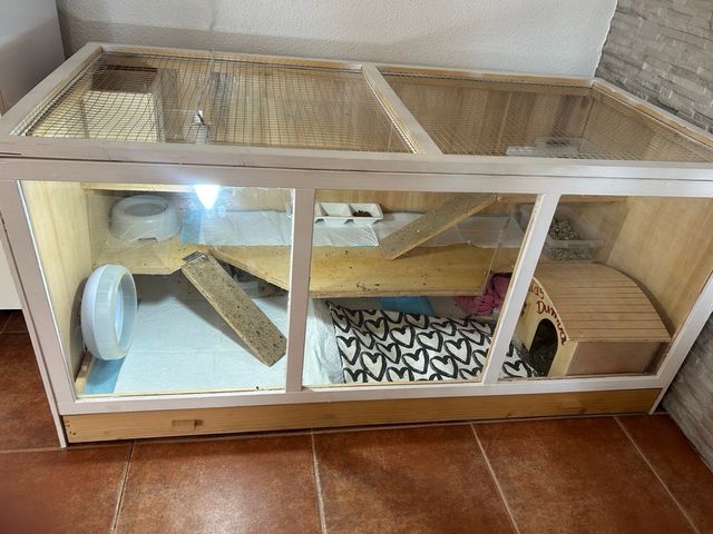 Jaula roedores 3 plantas