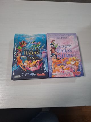 Dos libros de Tea Stilton: El secreto de las hadas