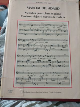 Marcial del Adalid: Mélodies pour chant et pian...