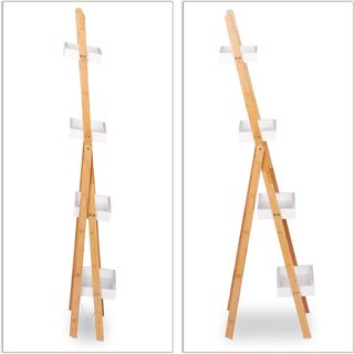 Estantería Escalera 4 baldas Bambú 45*35*145cm