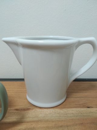 3 tazas + lechera | Porcelana