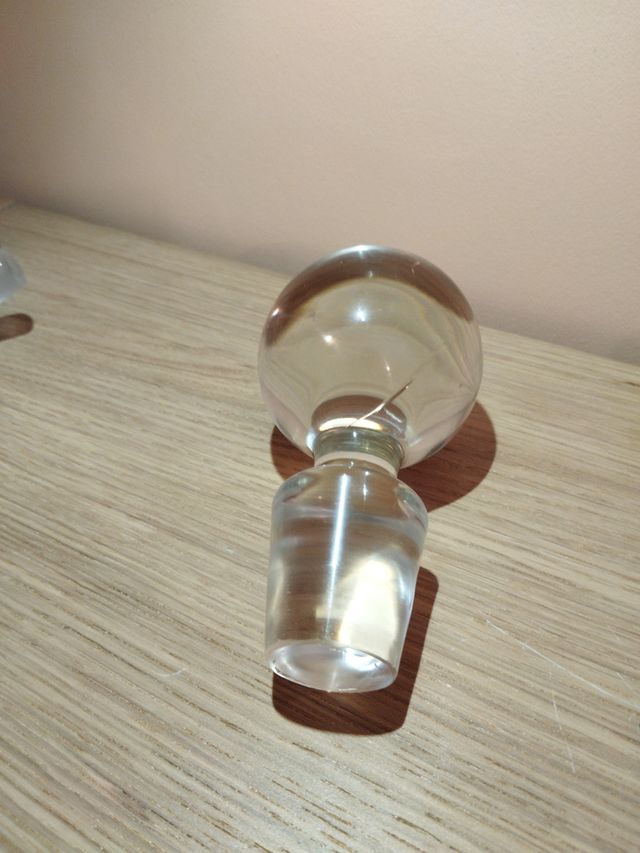 Tappi in vetro vintage. 3 pezzi