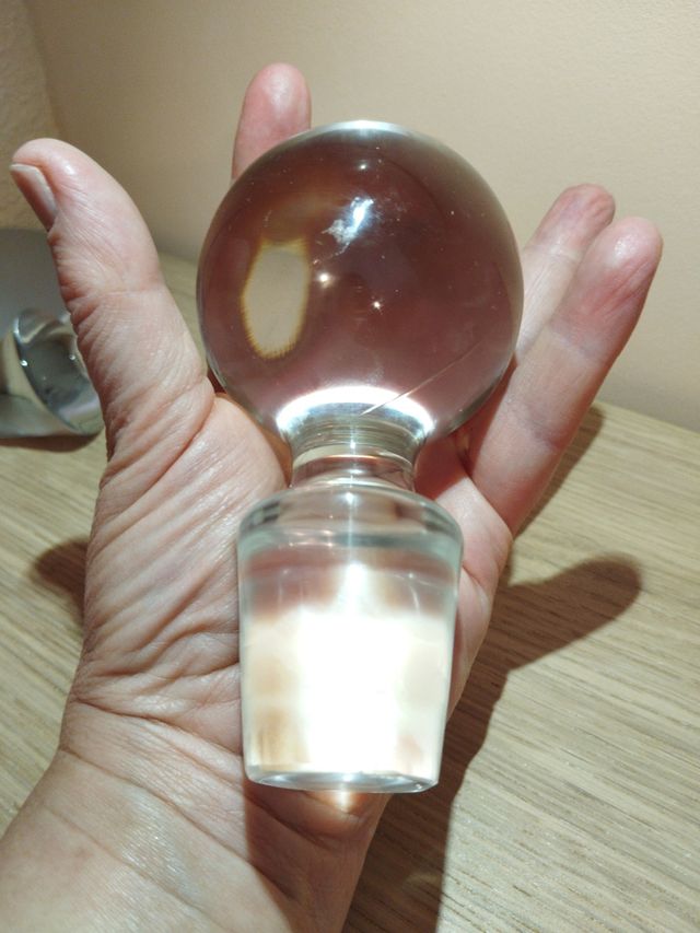 Tappi in vetro vintage. 3 pezzi