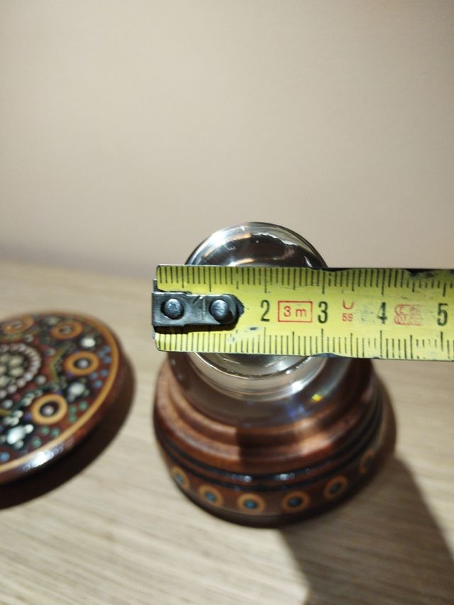 Tappi in vetro vintage. 3 pezzi