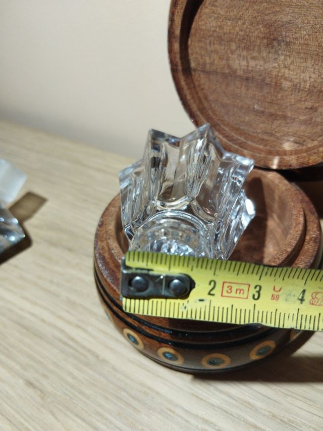 Tappi in vetro vintage. 3 pezzi