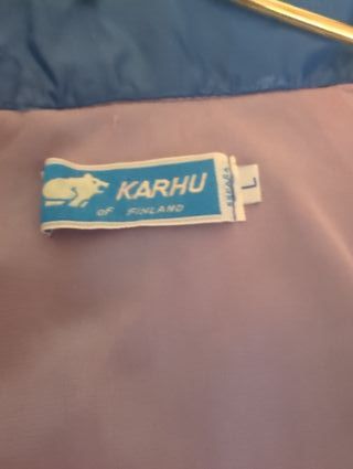 Chubasquero Karhu azul vintage