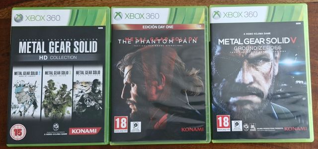 🇪🇦 🇬🇧 3x Metal Gear Solid Xbox 360