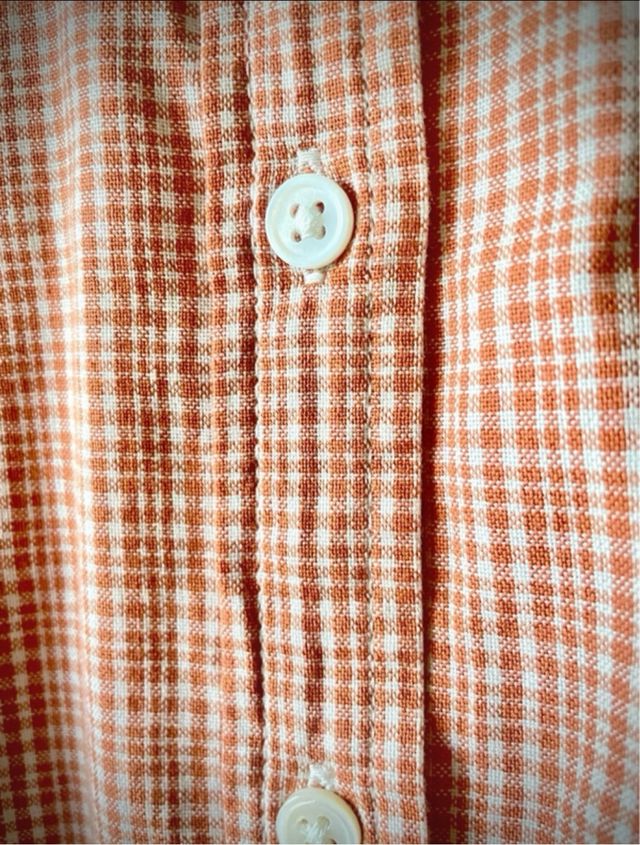 Camisa Levi's cuadros rosa algodón