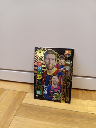 Cromo Messi Balón de Oro excellence 
