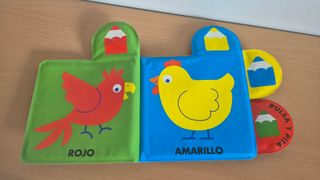 Libro baño bebé: Los Colores