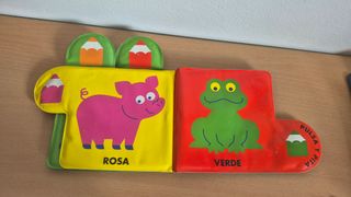 Libro baño bebé: Los Colores