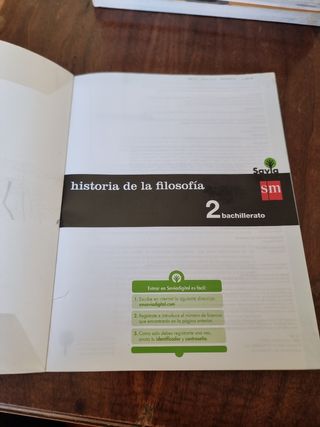 Historia de la filosofía. 2 Bachillerato. Savia