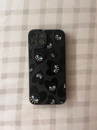 Funda iPhone 13 - Ojos Corazones