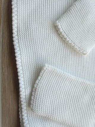 Jersey Mi Canesú bebé 3-6m blanco