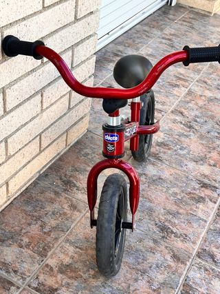 Bicicleta Equilibrio Niño Rojo