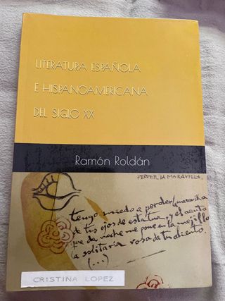 LITERATURA ESPAÑOLA E HISPANOAMERICANA DEL SIGLO X