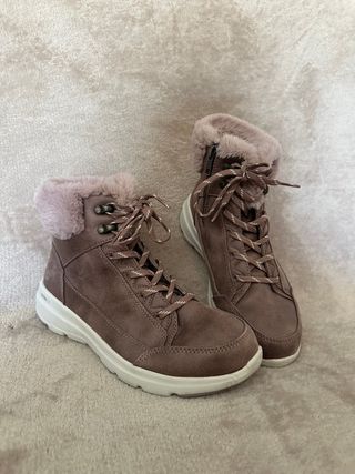 Botas Invierno Rosa | Piel Sintética