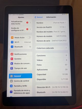 iPad (6th gen) Apple