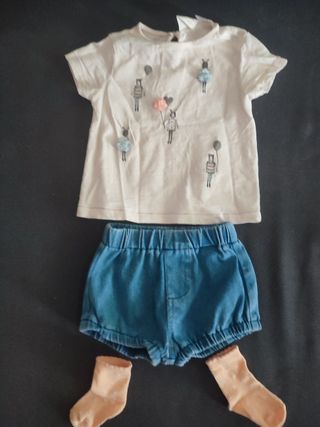 Conjuntos bebé niña - Vestido + gorro + calcetines