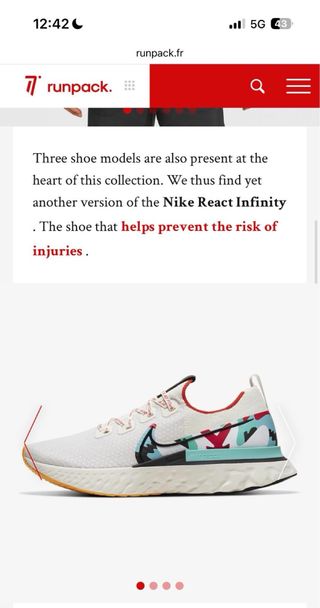 Zapatillas Nike React Infinity