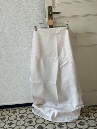 Protector colchón cuna bebé blanco