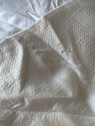 Protector colchón cuna bebé blanco