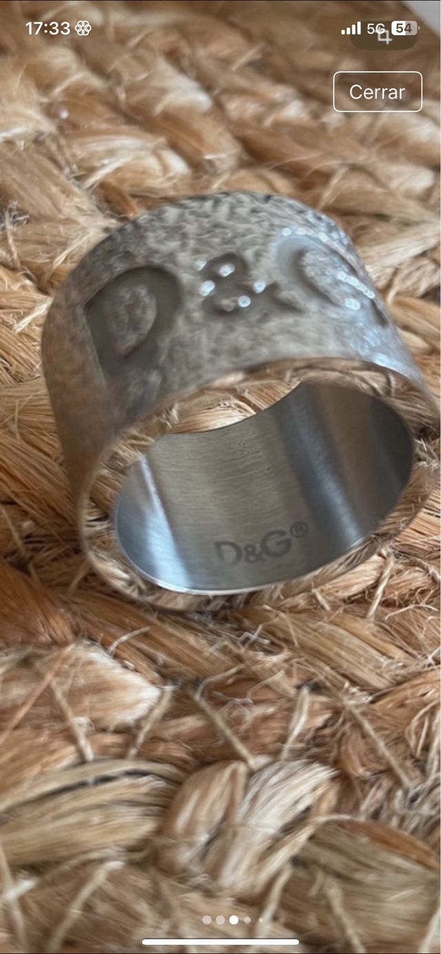 Anillo Dolce & Gabbana Acero