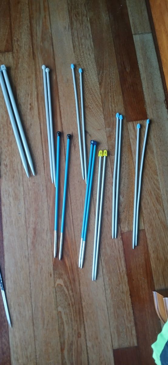 Lote Agujas de tejer