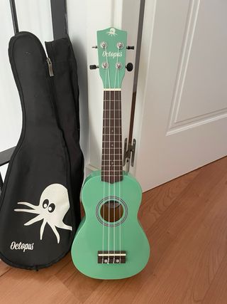Ukelele Octopus verde menta