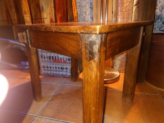 2 sillas madera maciza palisandro / sessham