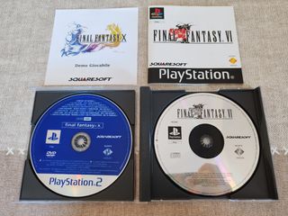 Final Fantasy VI 6 con demo FFX Ps1 Playstation IT