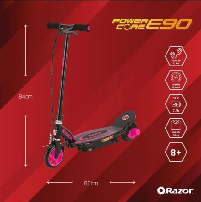 Patín eléctrico Razor E90 - Sin usar