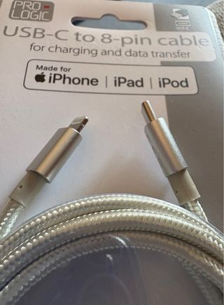 Cable USB-C a 8 pines Pro-Logic - 1,5m