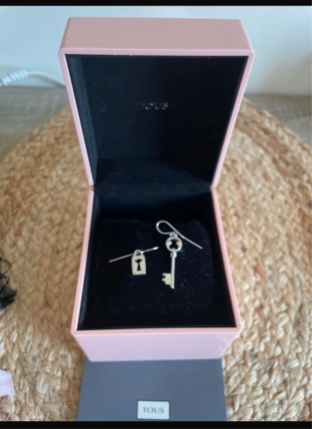 Pendientes Tous Acero - Key & Lock