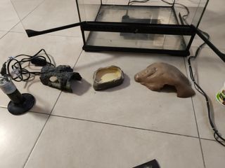 Terrario para reptiles - completo