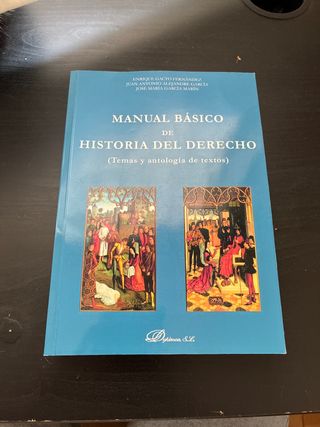 Manual básico de Historia del Derecho