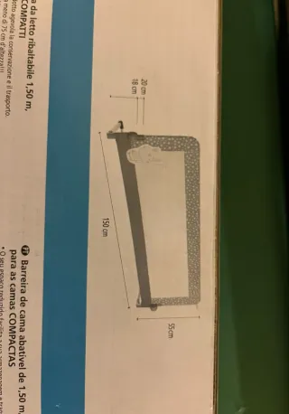 Barrera cama Jane - estrellas grises